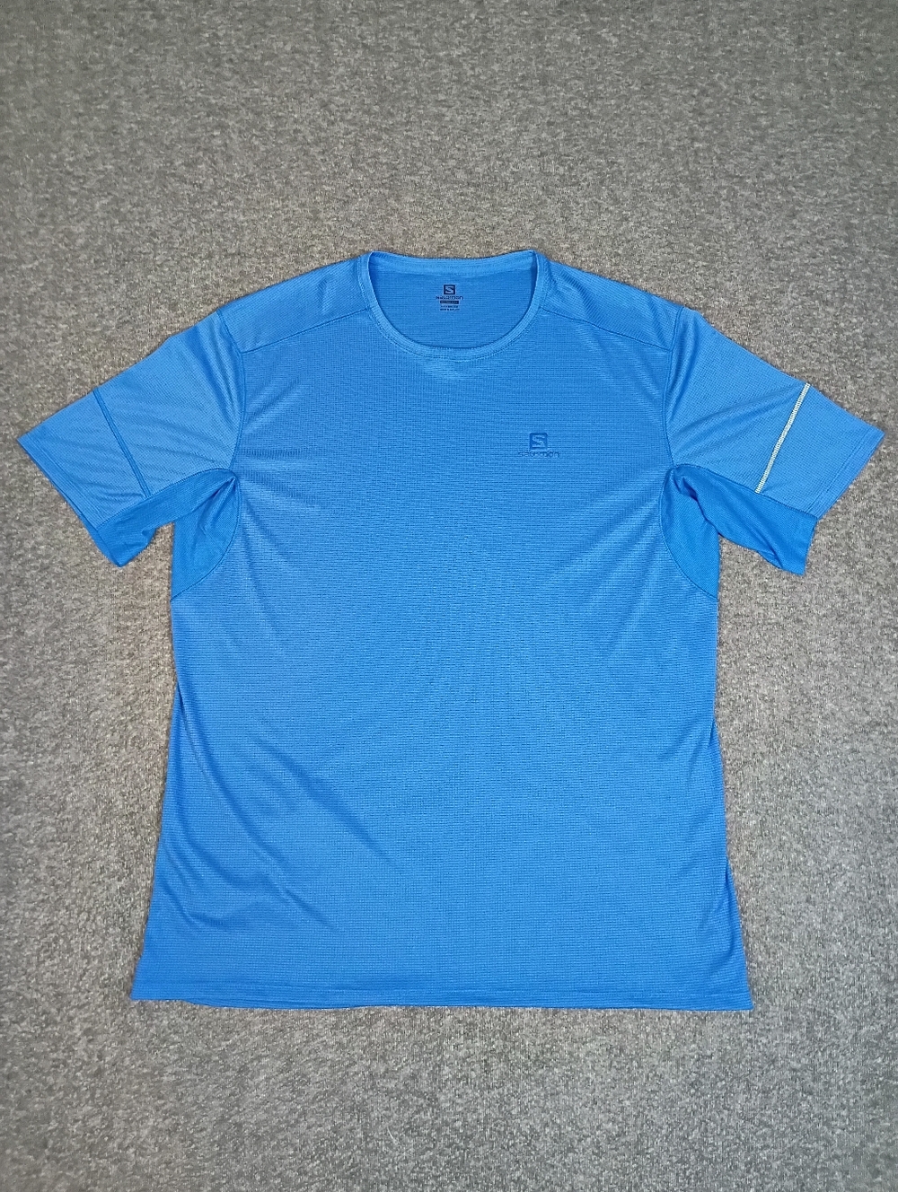 Salomon Agile SS Tee M Shirt XXL Blue Running Trail Short Sleeve NWT.Brand new